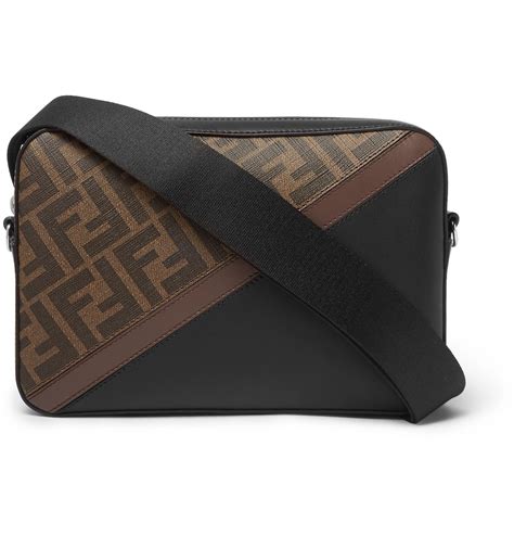 fendi logo messenger bag tote|genuine fendi messenger bags.